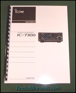 Icom IC-7300 Basic Instruction Manual